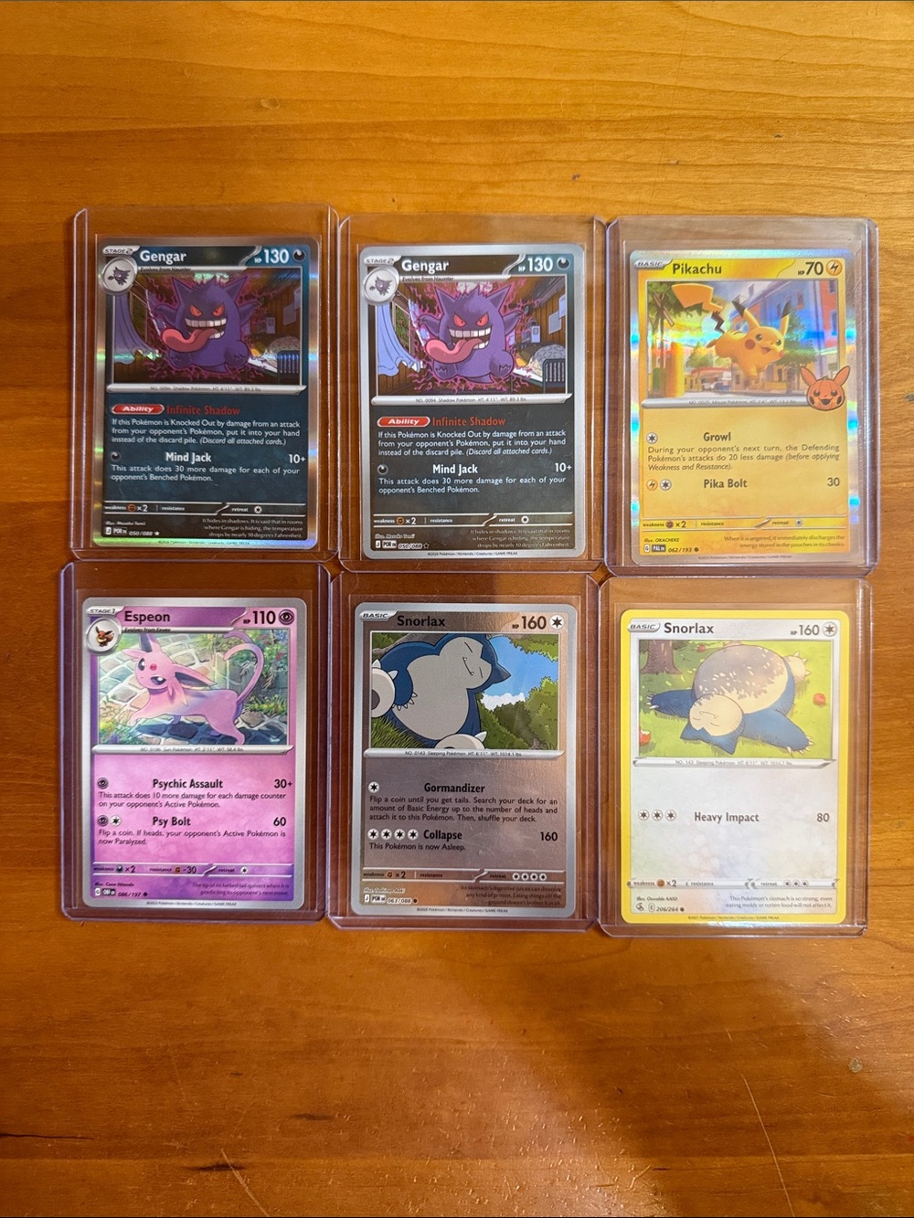 Pokemon Card Lot - Yellow, Pink, Purple, Blue, Black